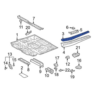 Toyota OE - Front Right Upper Floor Pan Reinforcement