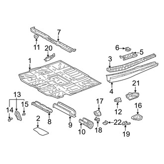 Toyota OE - Pillars, Rocker & Floor - Exterior Trim