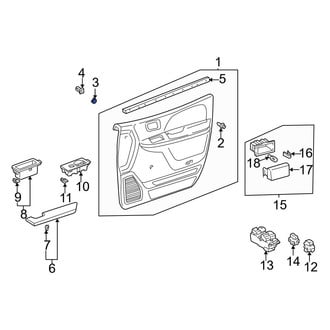 Toyota OE - Door Interior Trim Panel Cap
