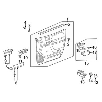 Toyota OE - Front Door - Interior Trim