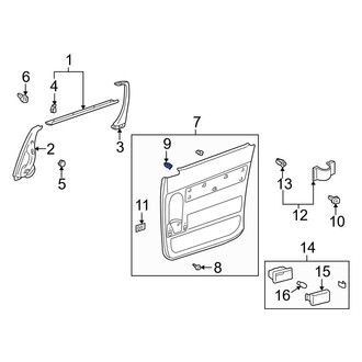 Toyota OE - Automatic Transmission Shift Cover Plate Clip