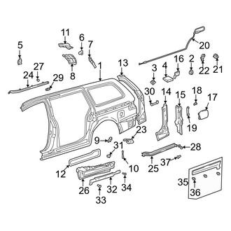 Toyota OE - Uniside - Side Panel & Components (With Sliding Doors)