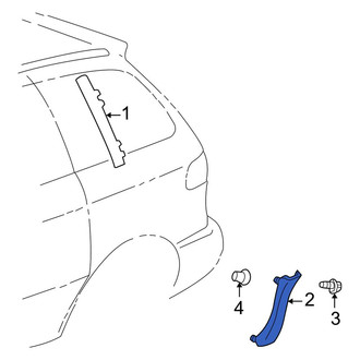 Toyota OE - Left Body Trim Molding
