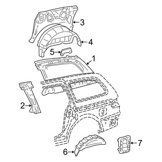Toyota OE - Uniside - Inner Structure (With Sliding Doors)
