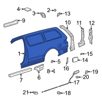 Toyota OE - Left Uniside