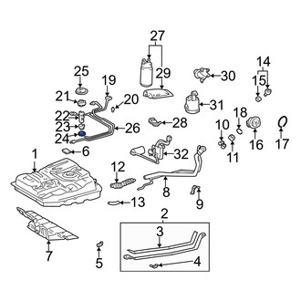 Toyota OE - Fuel Pump Tank Seal