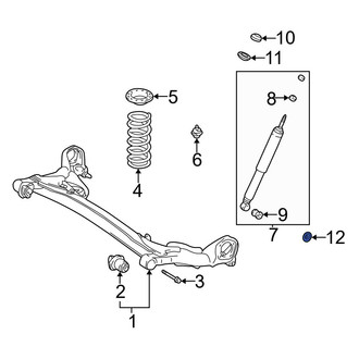 Toyota OE - Lower Suspension Shock Absorber Mount Washer