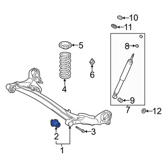 Toyota OE - Rear Axle Support Bushing