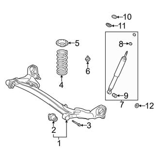 Toyota OE - Rear Suspension - Suspension Components