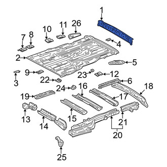 Toyota OE - Rear Rear Body Panel