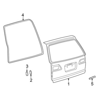 Toyota OE - Lift Gate - Gate & Hardware