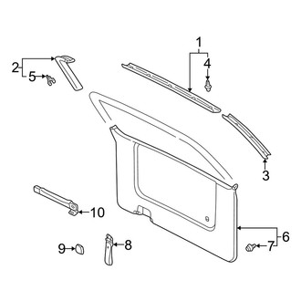 Toyota OE - Lift Gate - Interior Trim