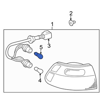 Toyota OE - Tail Light Bulb