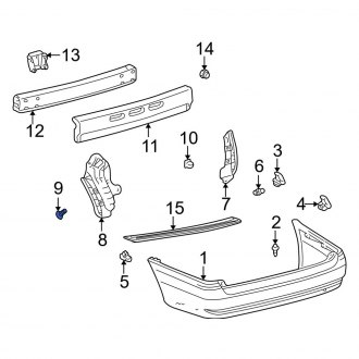 Toyota OE - Bumper Cover Retainer