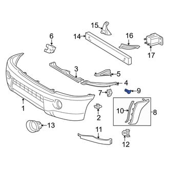 Toyota OE - Spoiler Clip