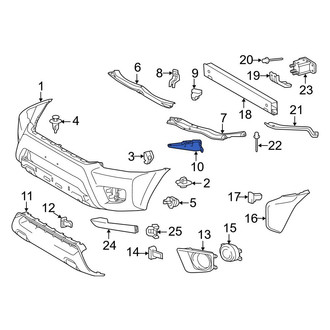 Toyota OE - Front Left Bumper Cover Bracket