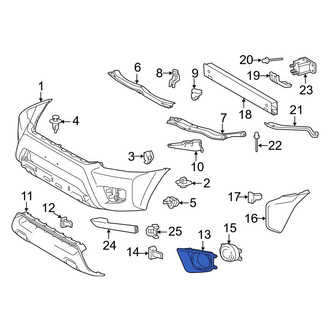 Toyota OE - Front Left Fog Light Trim