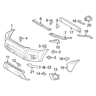 Toyota OE - Front Bumper - Bumper & Components (X-Runner)