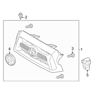 Toyota OE - Grille & Components
