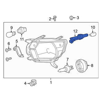 Toyota OE - Front Side Marker Light Socket