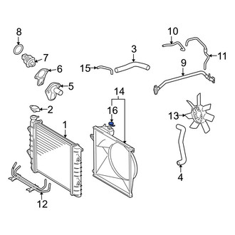 Toyota OE - Engine Coolant Reservoir Cap