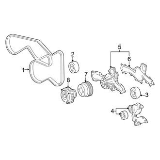 Toyota OE - Cooling - Belts & Pulleys (Base / Pre Runner / X-Runner 4.0L)