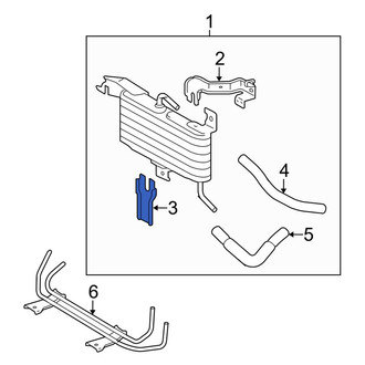 Toyota OE - Lower Automatic Transmission Oil Cooler Bracket