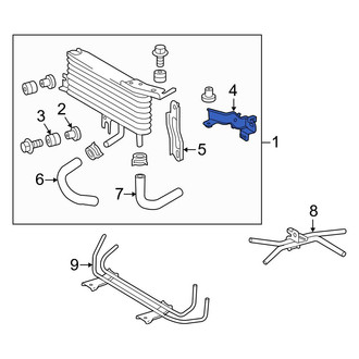 Toyota OE - Upper Automatic Transmission Oil Cooler Bracket
