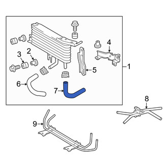 Toyota OE - Automatic Transmission Oil Cooler Hose