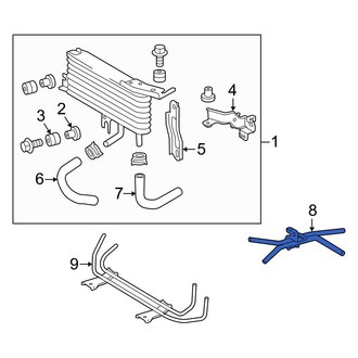 Toyota OE - Automatic Transmission Oil Cooler Tube