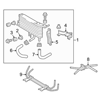 Toyota OE - Cooling - Trans Oil Cooler (With Towing Package), (4.0L)