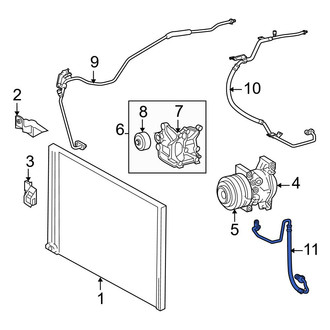 Toyota OE - A/C Refrigerant Discharge Hose