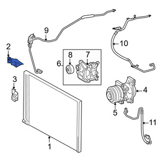 Toyota OE - Left Upper A/C Condenser Mount