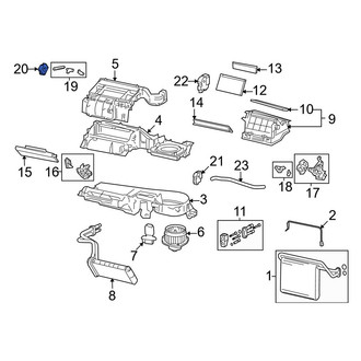 Toyota OE - HVAC Air Adjustment Control Motor