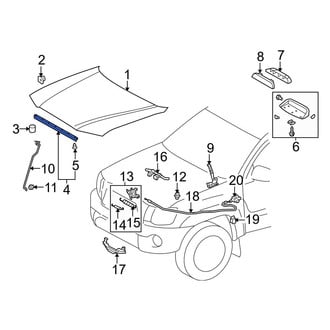 Toyota OE - Front Hood Seal
