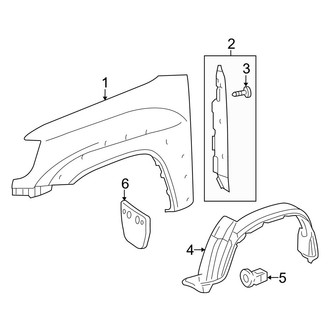 Toyota OE - Fender & Components