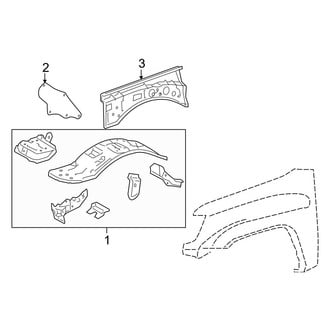 Toyota OE - Fender - Inner Components