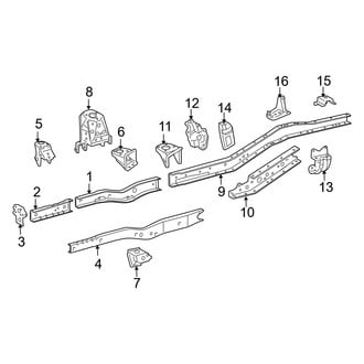 Toyota OE - Frame & Components (With Long Wheelbase)