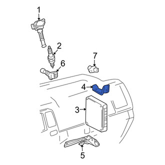 Toyota OE - Upper Engine Control Module (ECM) Bracket
