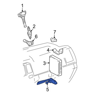 Toyota OE - Lower Engine Control Module (ECM) Bracket