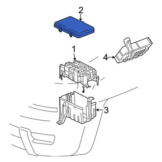 Toyota OE - Upper Fuse and Relay Center Cover
