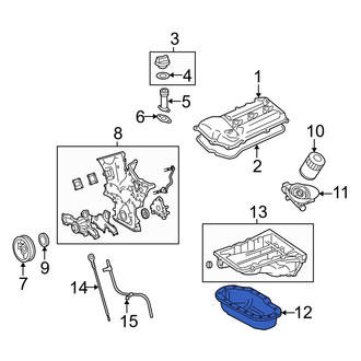 Toyota OE - Lower Engine Oil Pan