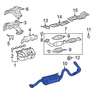 Toyota OE - Exhaust Muffler