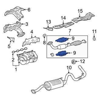 Toyota OE - Catalytic Converter Heat Shield
