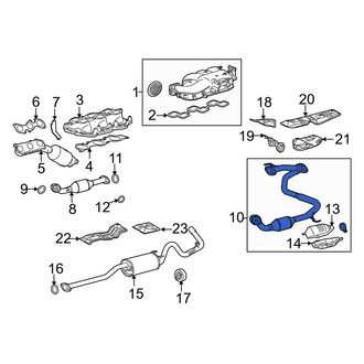 Toyota OE - Left Catalytic Converter