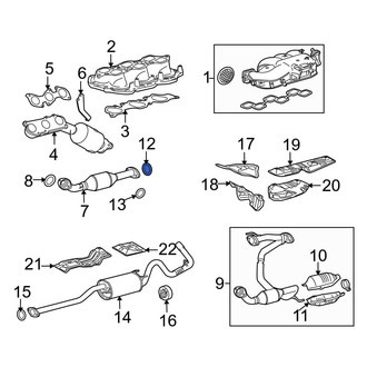 Toyota OE - Exhaust Muffler Gasket