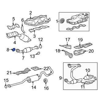 Toyota OE - Exhaust Muffler Gasket
