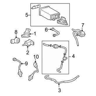 Toyota OE - Emission System - Emission Components (4.0L)