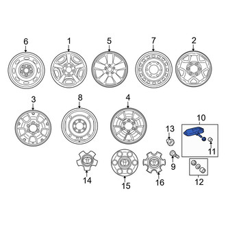 Toyota OE - Tire Pressure Monitoring System (TPMS) Sensor