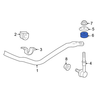 Toyota OE - Front Suspension Stabilizer Bar Link Bushing